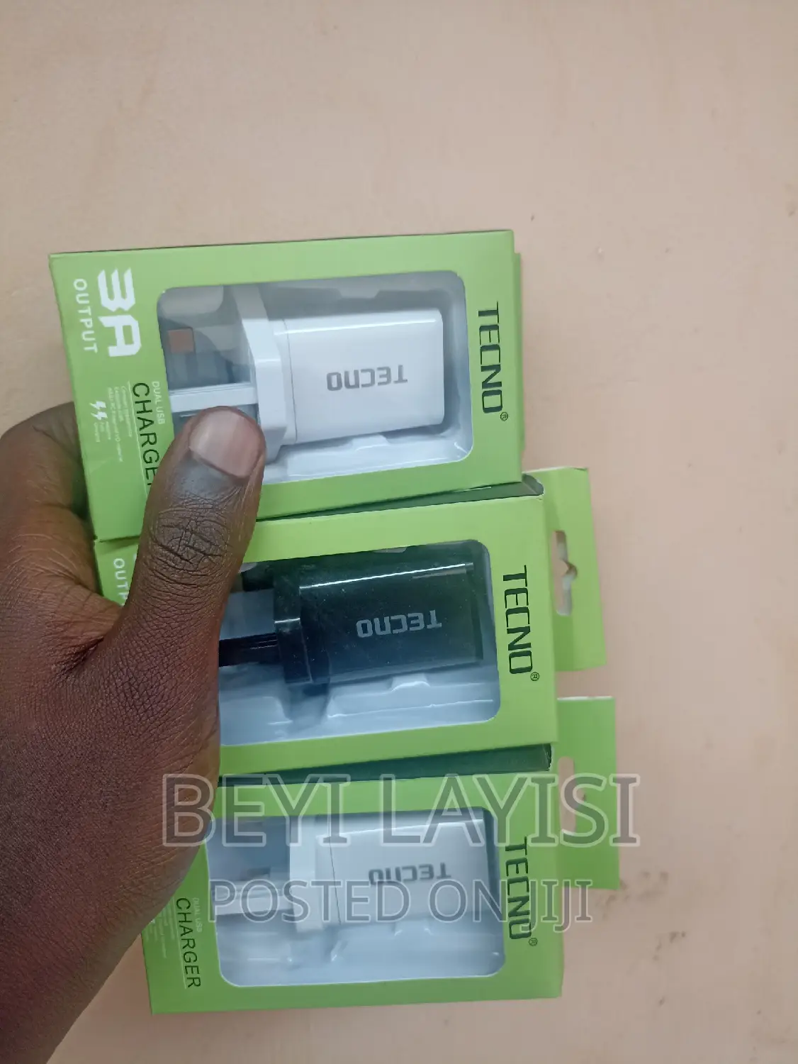 Original 3A Techno Power Adapter Chargers