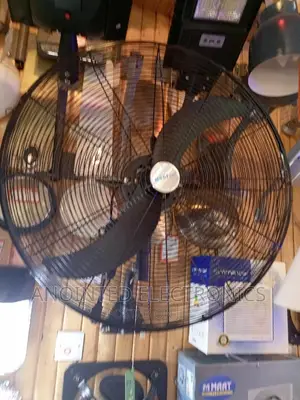 Huge Industrial Wall Fans Black 30"