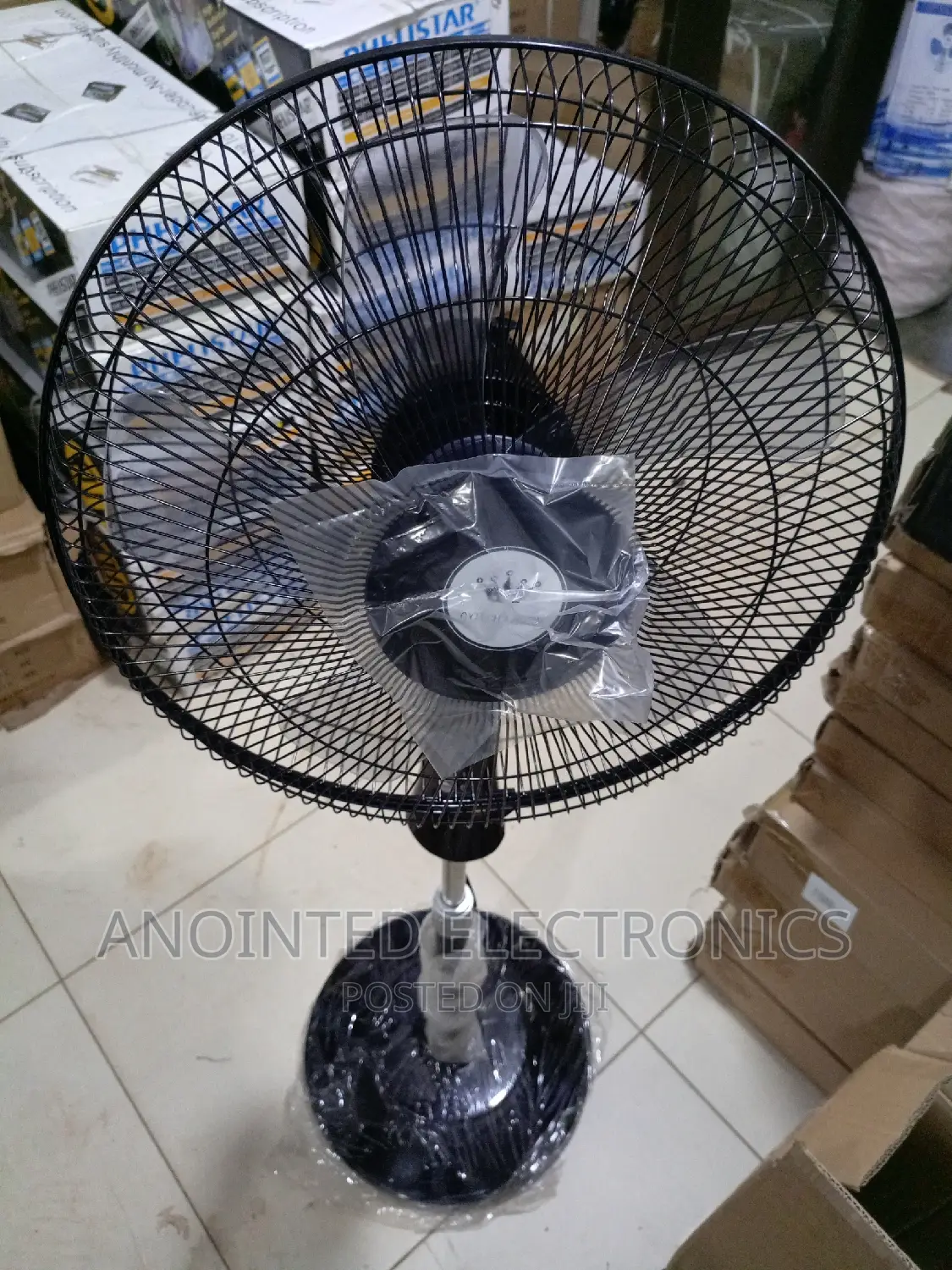 Skytech Stand Fans Black