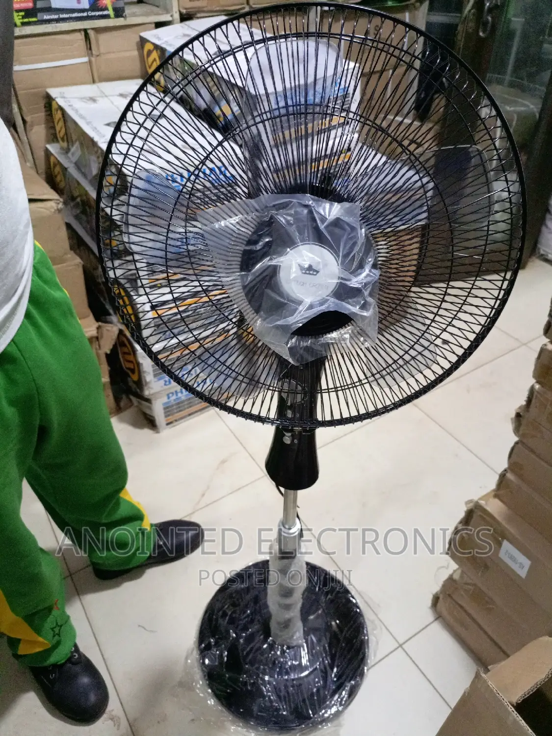 Skytech Wall Fans Black
