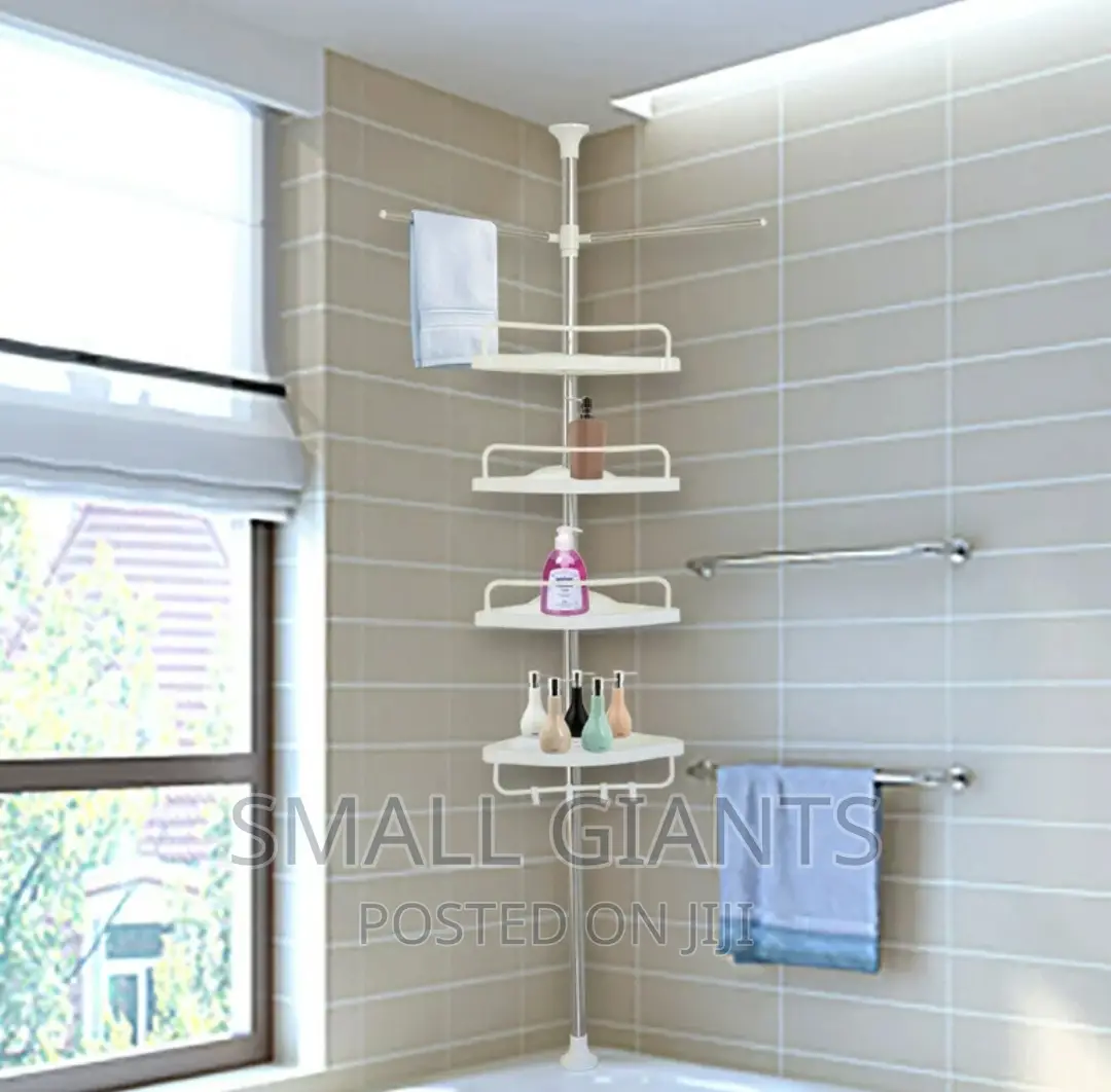 4-Tier Adjustable Corner Bathroom Shower Caddy Organizer