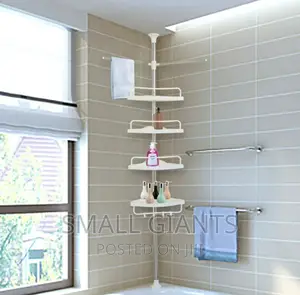 4-Tier Adjustable Corner Bathroom Shower Caddy Organizer