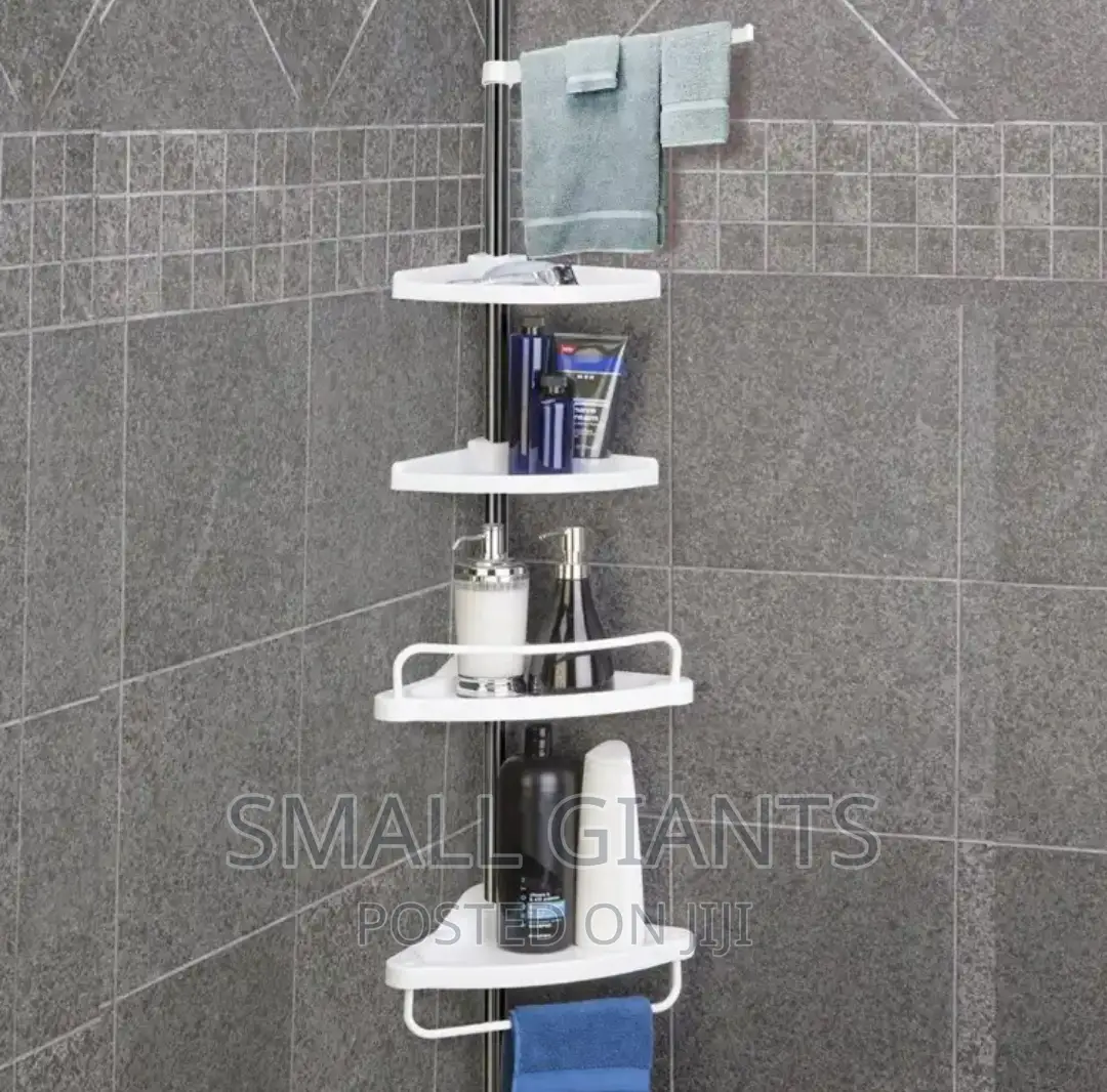 4-Tier Adjustable Corner Bathroom Shower Caddy Organizer
