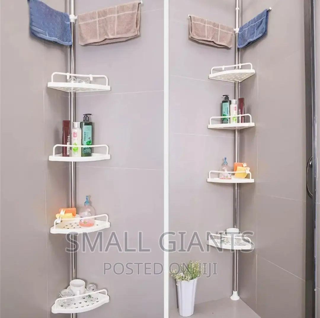 4-Tier Adjustable Corner Bathroom Shower Caddy Organizer