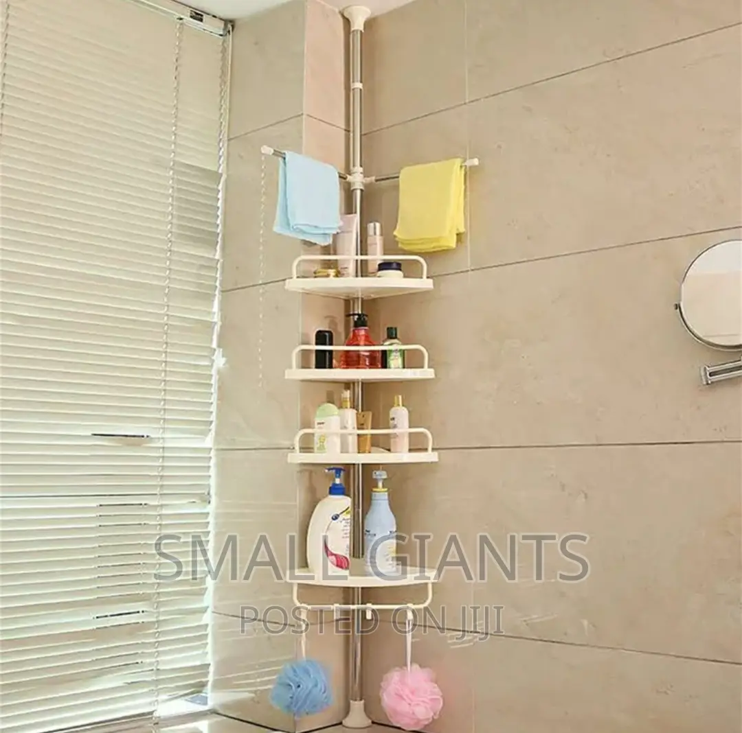 4-Tier Adjustable Corner Bathroom Shower Caddy Organizer