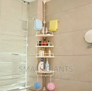 4-Tier Adjustable Corner Bathroom Shower Caddy Organizer