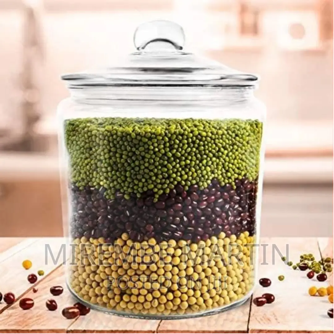 6L Airtight Glass Sweet Cookie Candy Jar