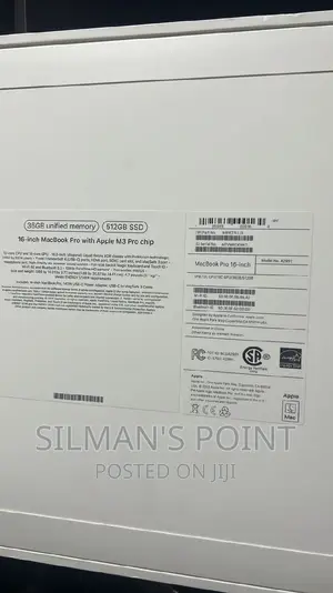 New Apple MacBook Pro 2023 M3 Pro 16-Inch 32GB Apple M3 Pro SSD 512GB