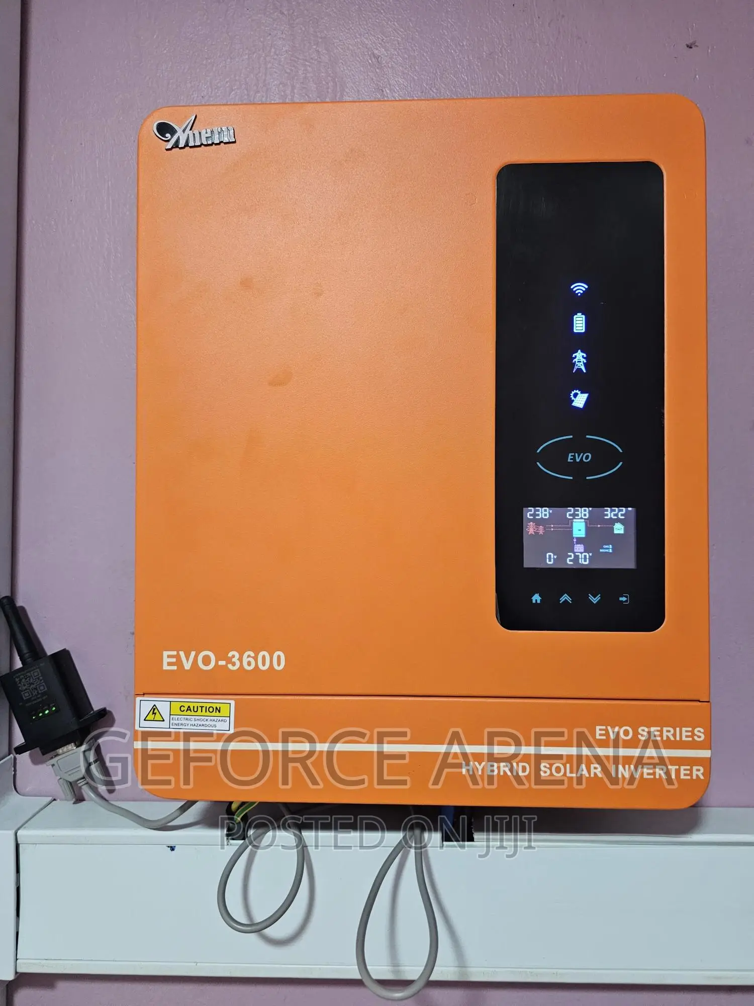 Anern 3600watts Hybrid Solar Inverter + Wi-Fi App Control