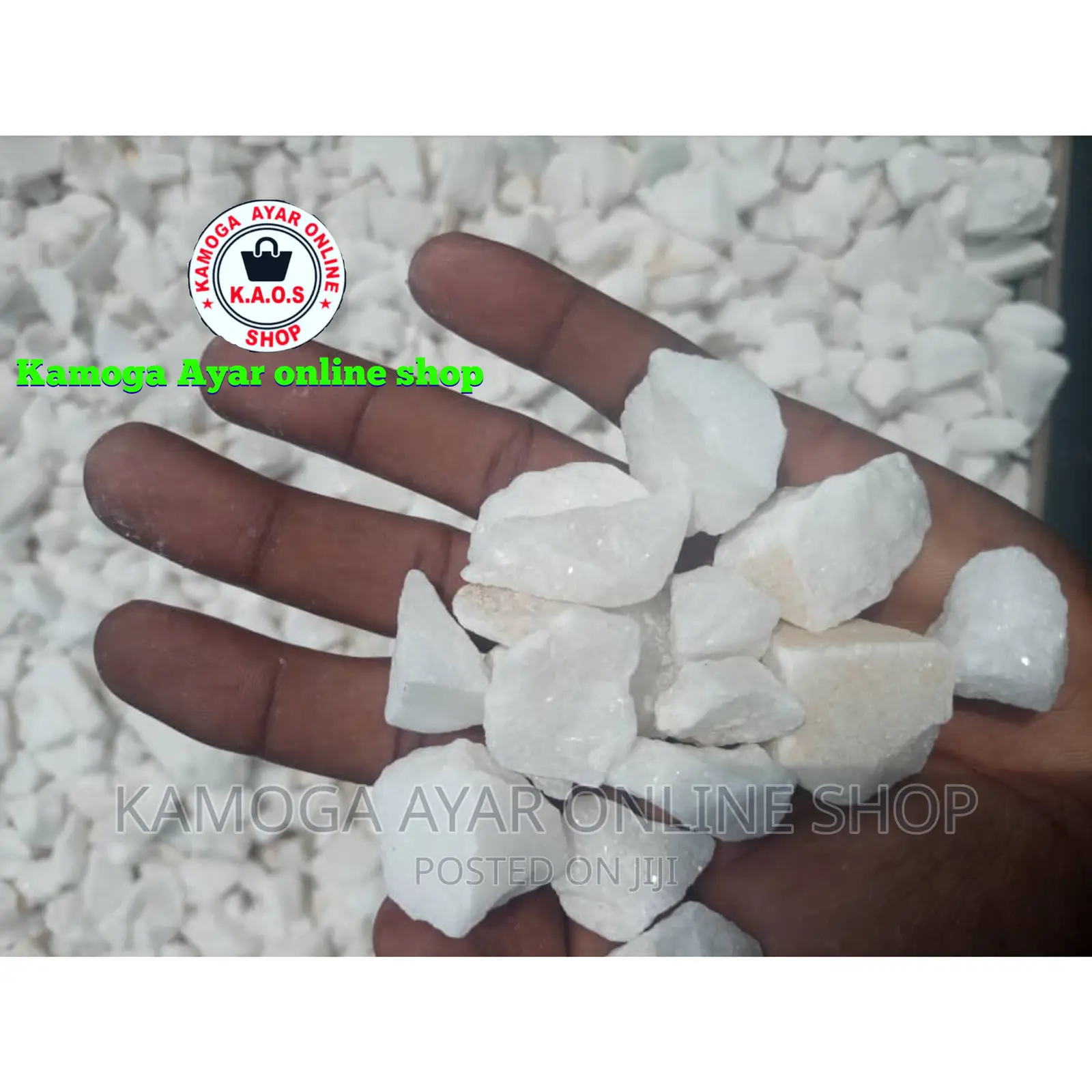 Broken White Stones/Pebbles and Broken Stones
