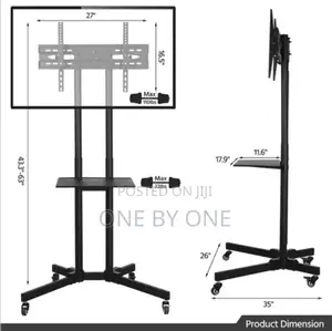 Mobile TV Stand Rolling for Exhibition and Conferences