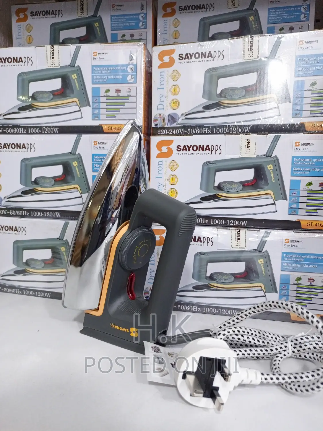 Sayona Flat Dry Iron 3 Plug
