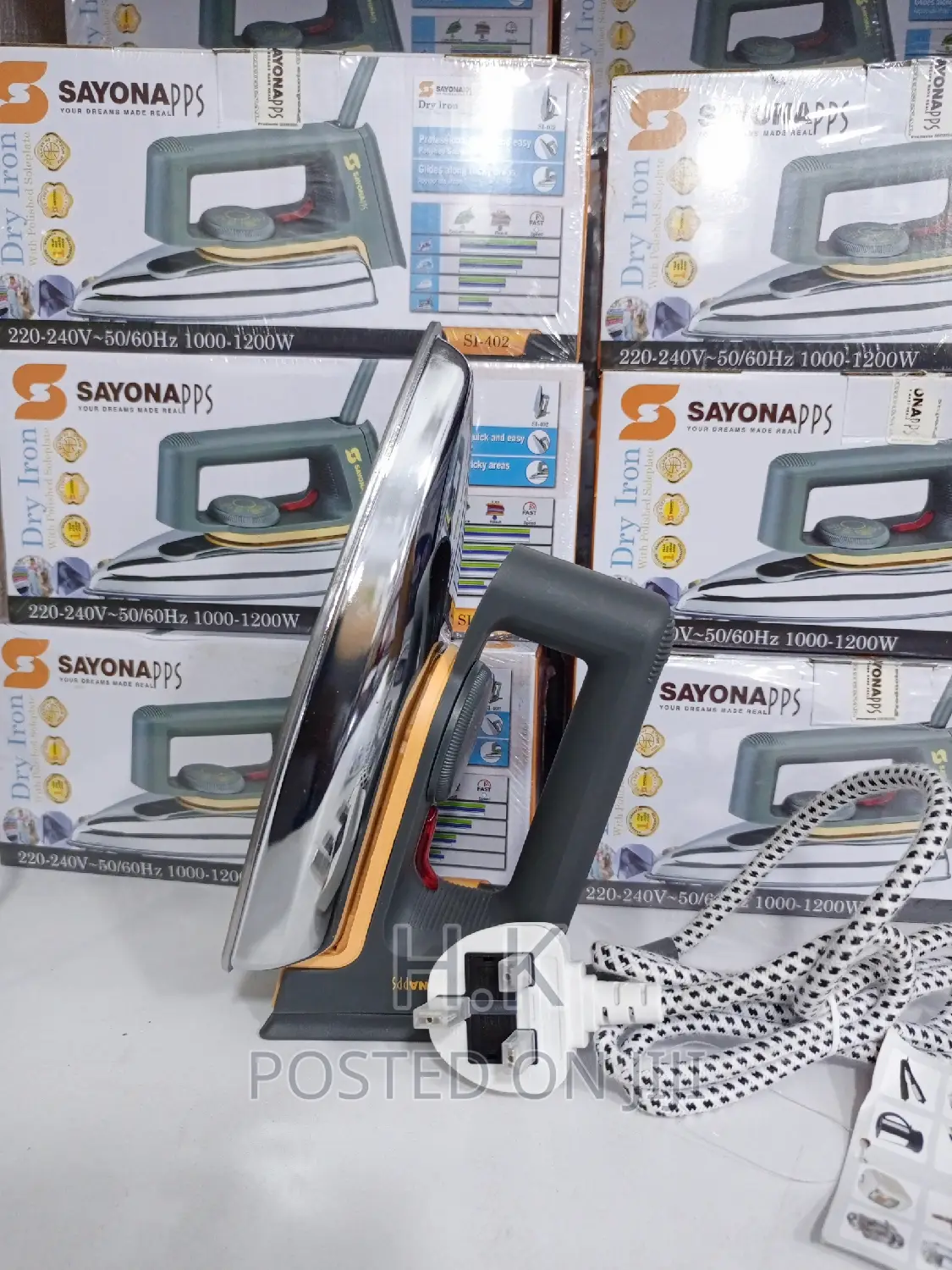 Sayona Flat Dry Iron 3 Plug