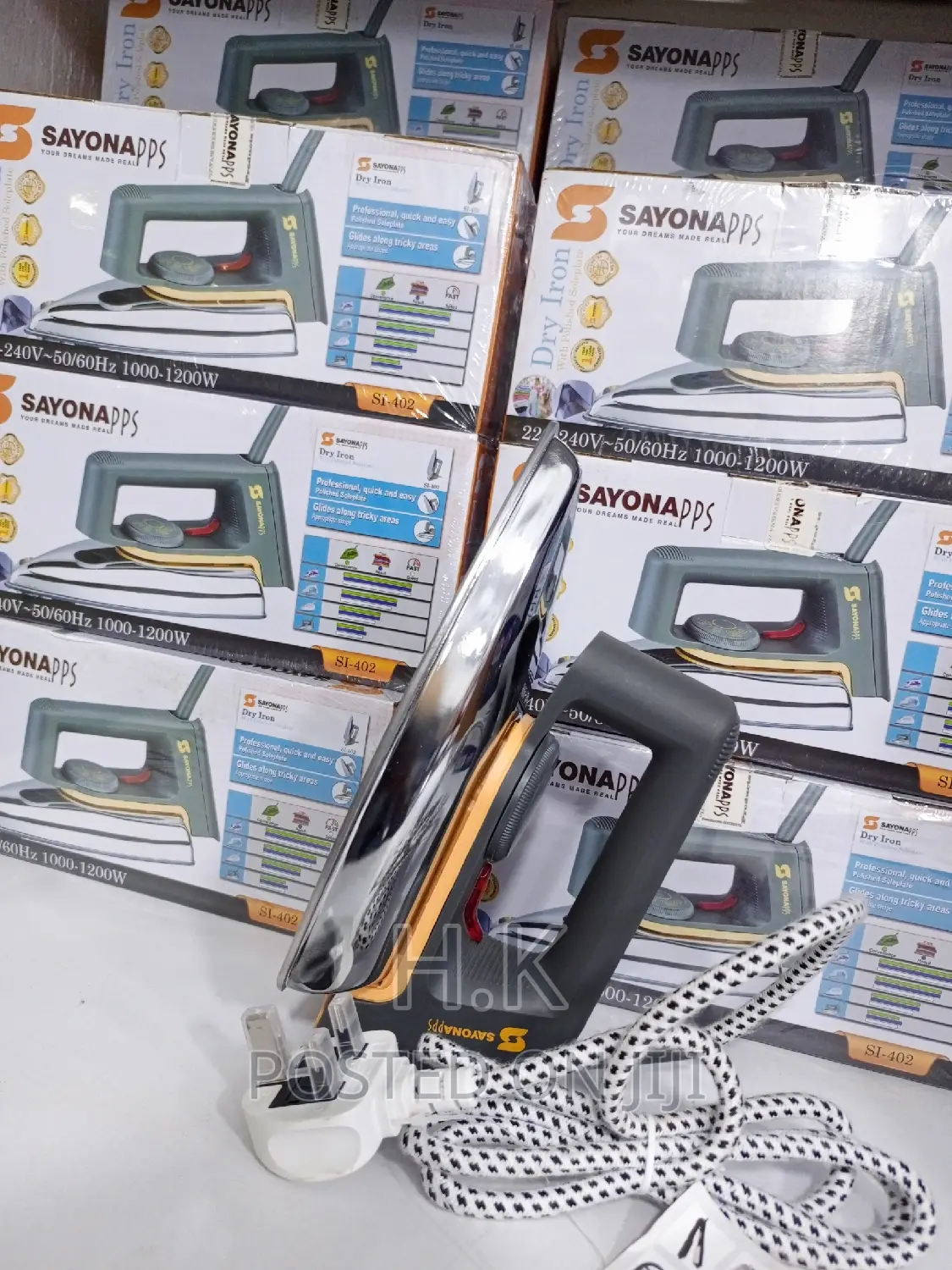 Sayona Flat Dry Iron 3 Plug