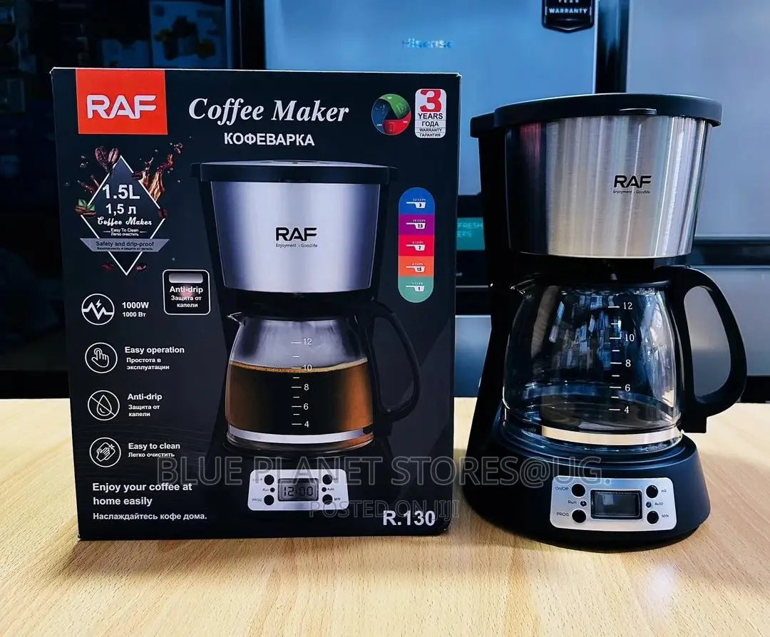 RAF 1.5l/11-15cups Electric Coffee Makers \\ 1000w \\ R.130
