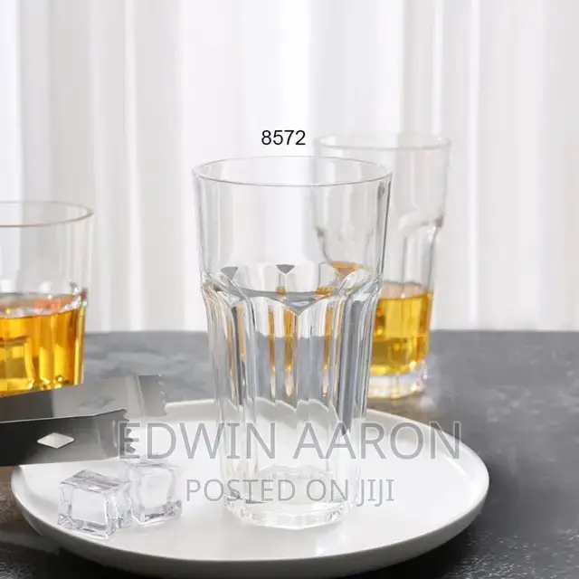 Octagonal Glass Tumbler