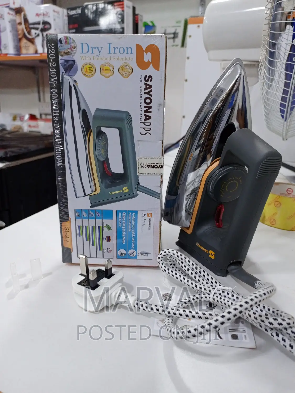 Sayona 3plug Flat Dry Iron