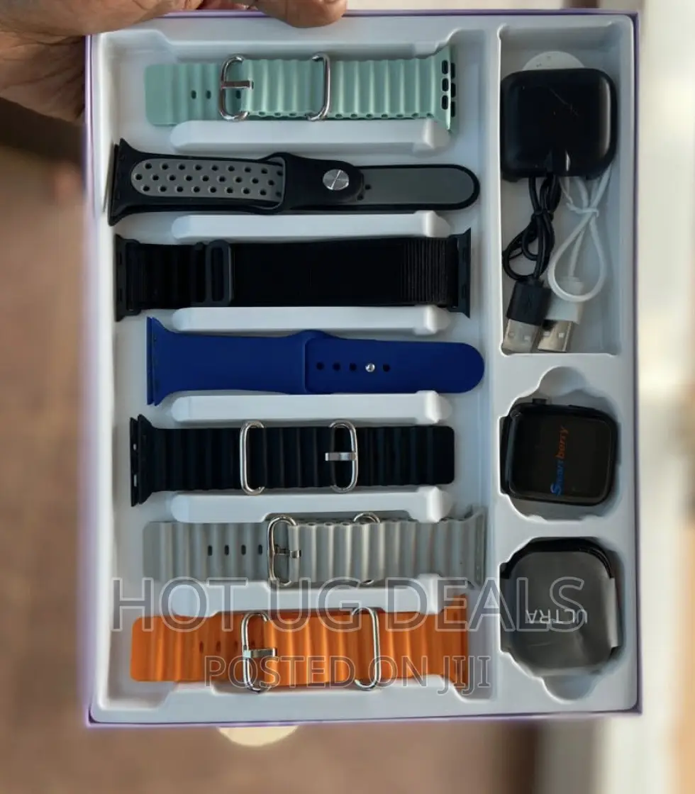 7 Straps Love Series Watch And Charger - Multicolor