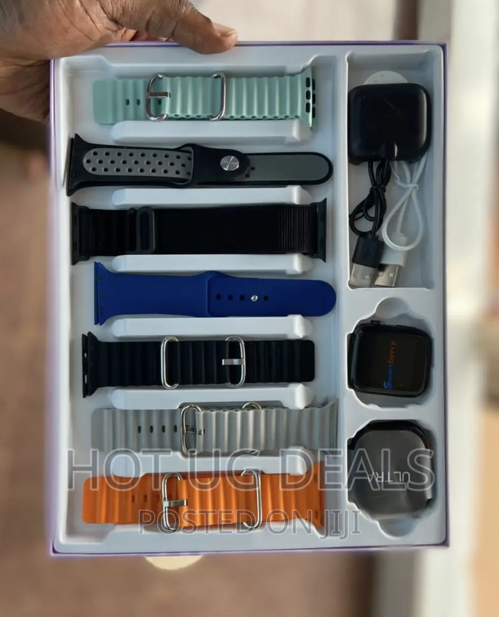 7 Straps Love Series Watch And Charger - Multicolor