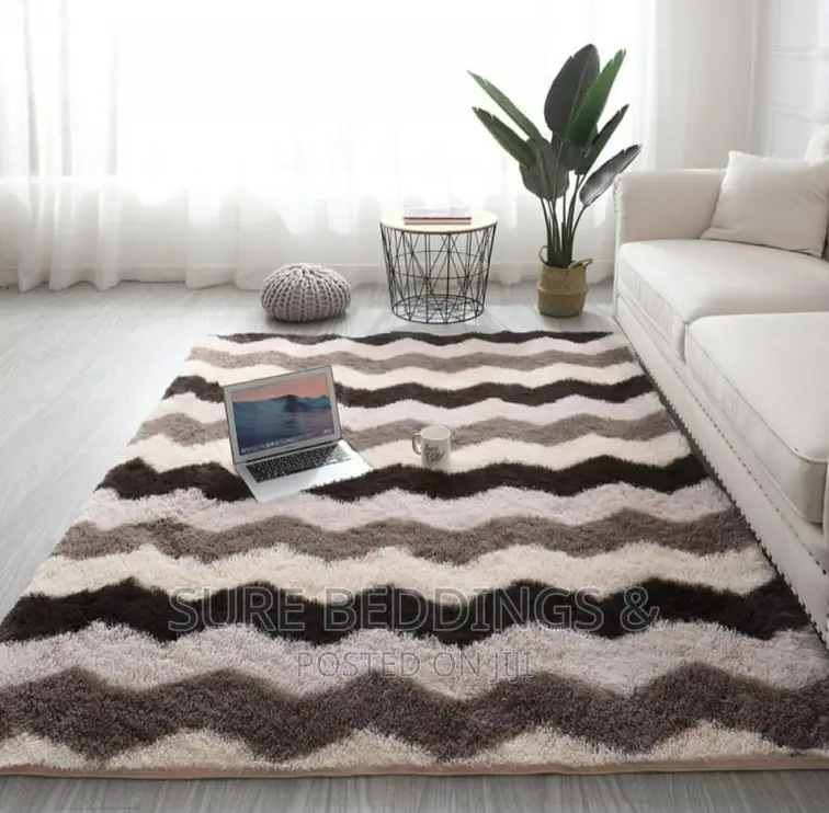 Stripped Fluffy Carpet
