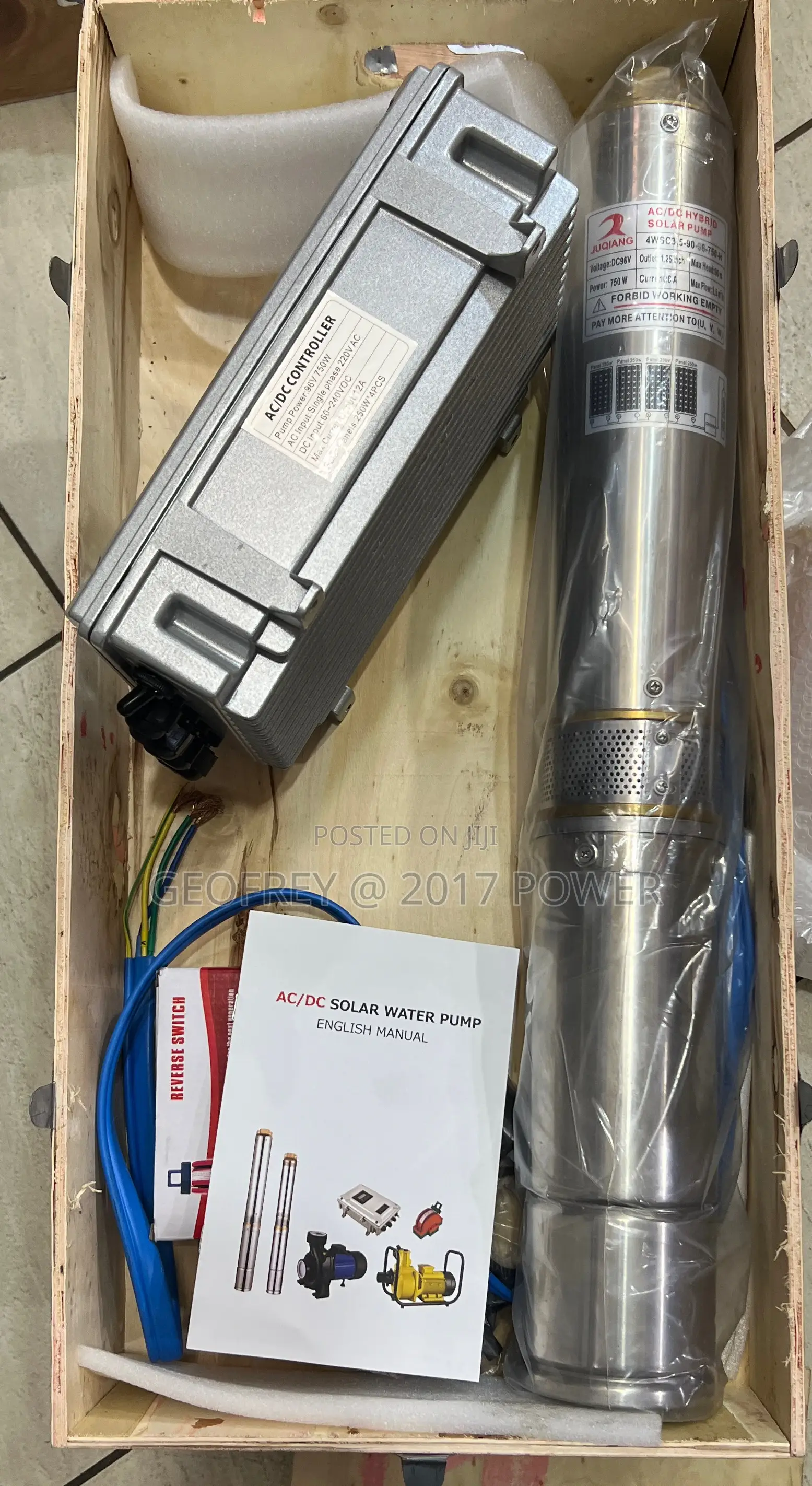 Solar Submersible Water Pump 90m Head