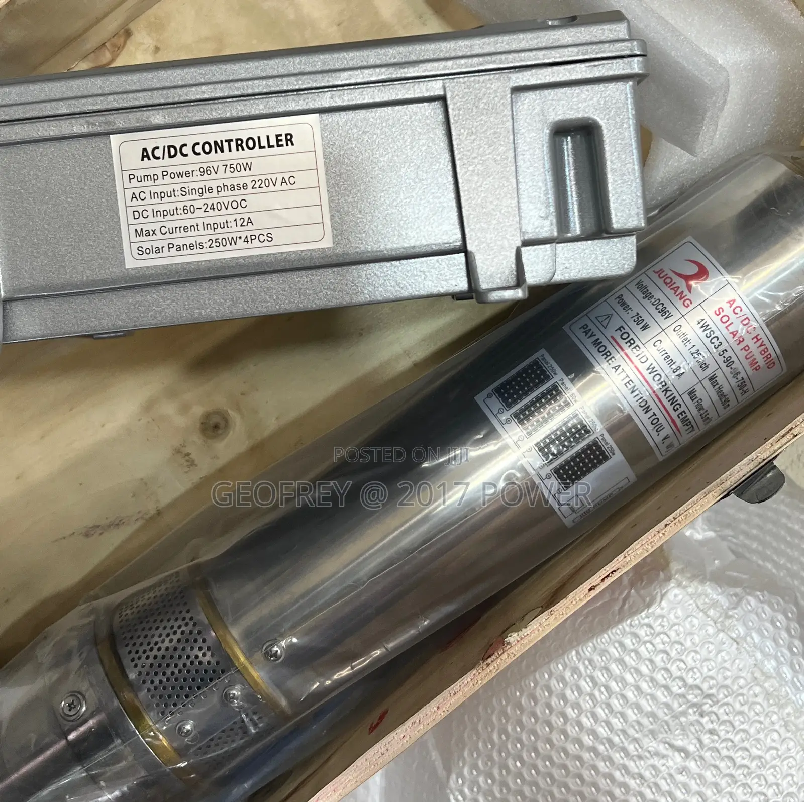 Solar Submersible Water Pump 90m Head