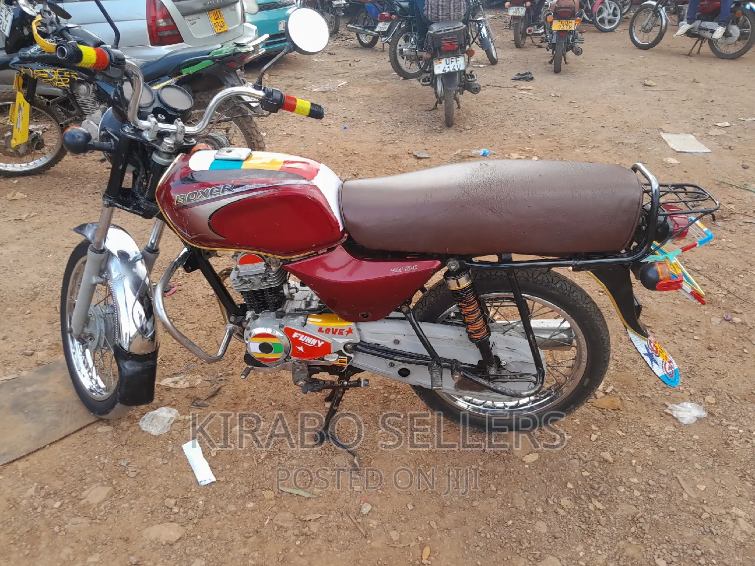 Bajaj Boxer 100 2015 Red