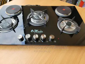 Glass 5 Burner Gas Cooker