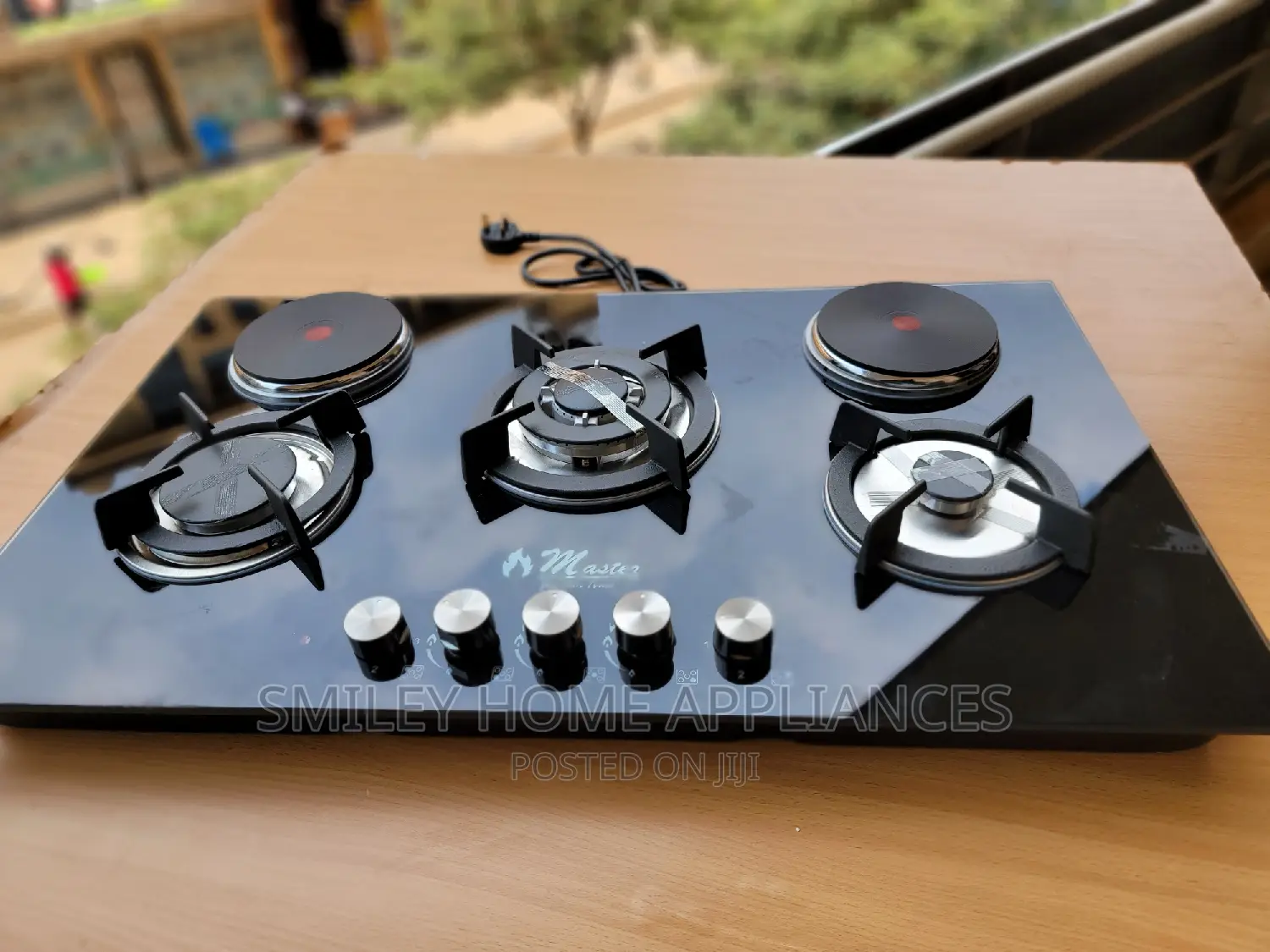 5 Burner Glass Gas Cooker