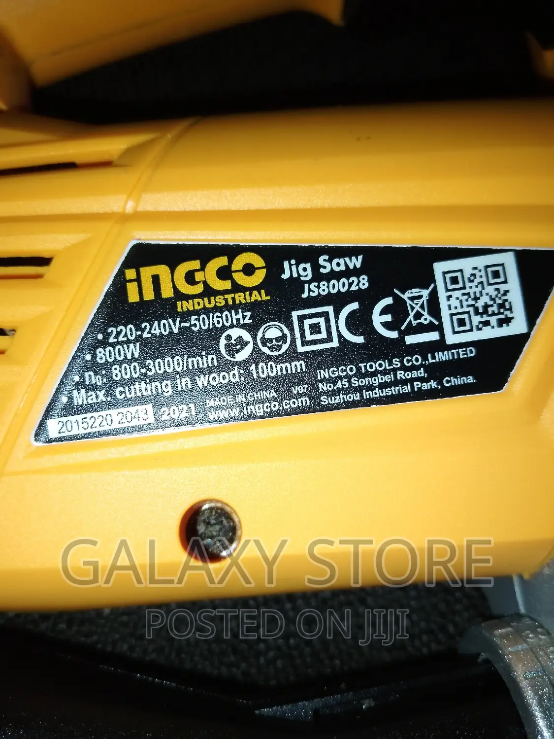 Jig Saw 800w Ingco