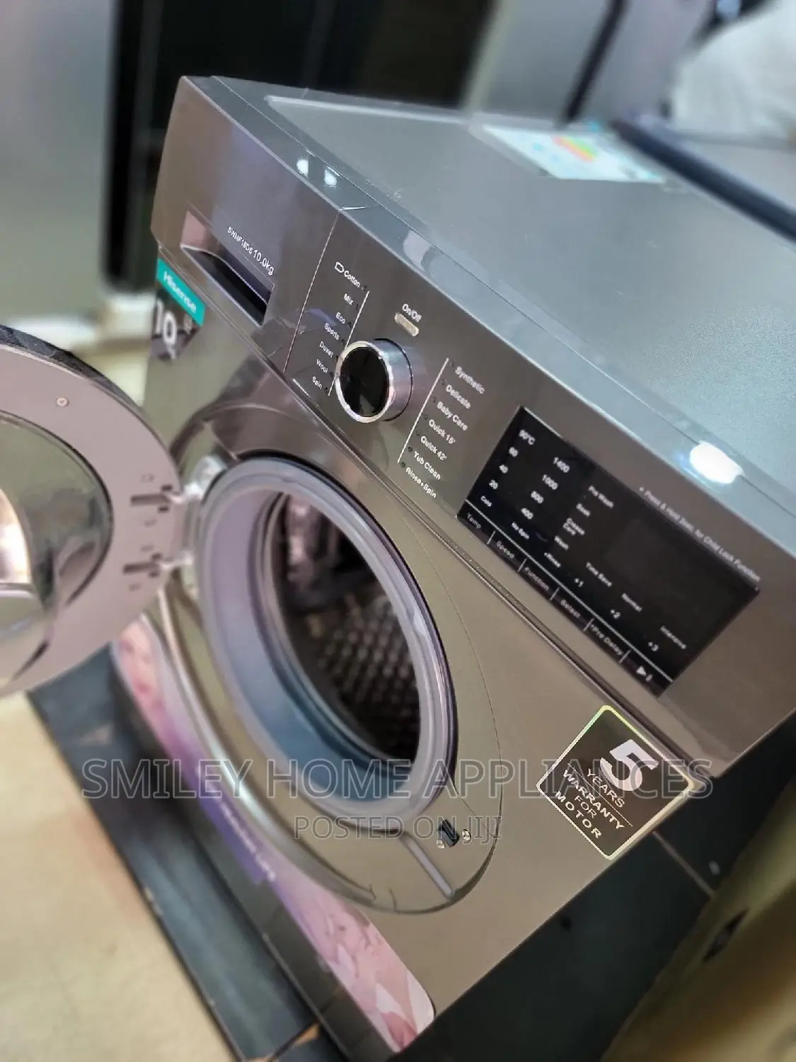 10kgs Frontloader Hisense Washing Machine