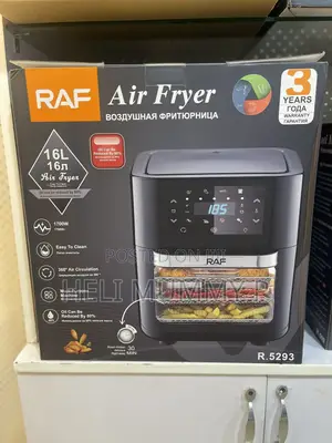 RAF 16L Digital Air Fryer Extra Larger- Black