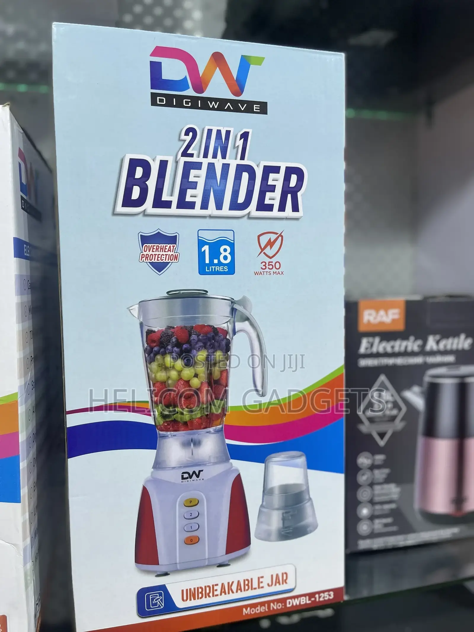 2 in 1 DW Blender With Unbreakable Jar