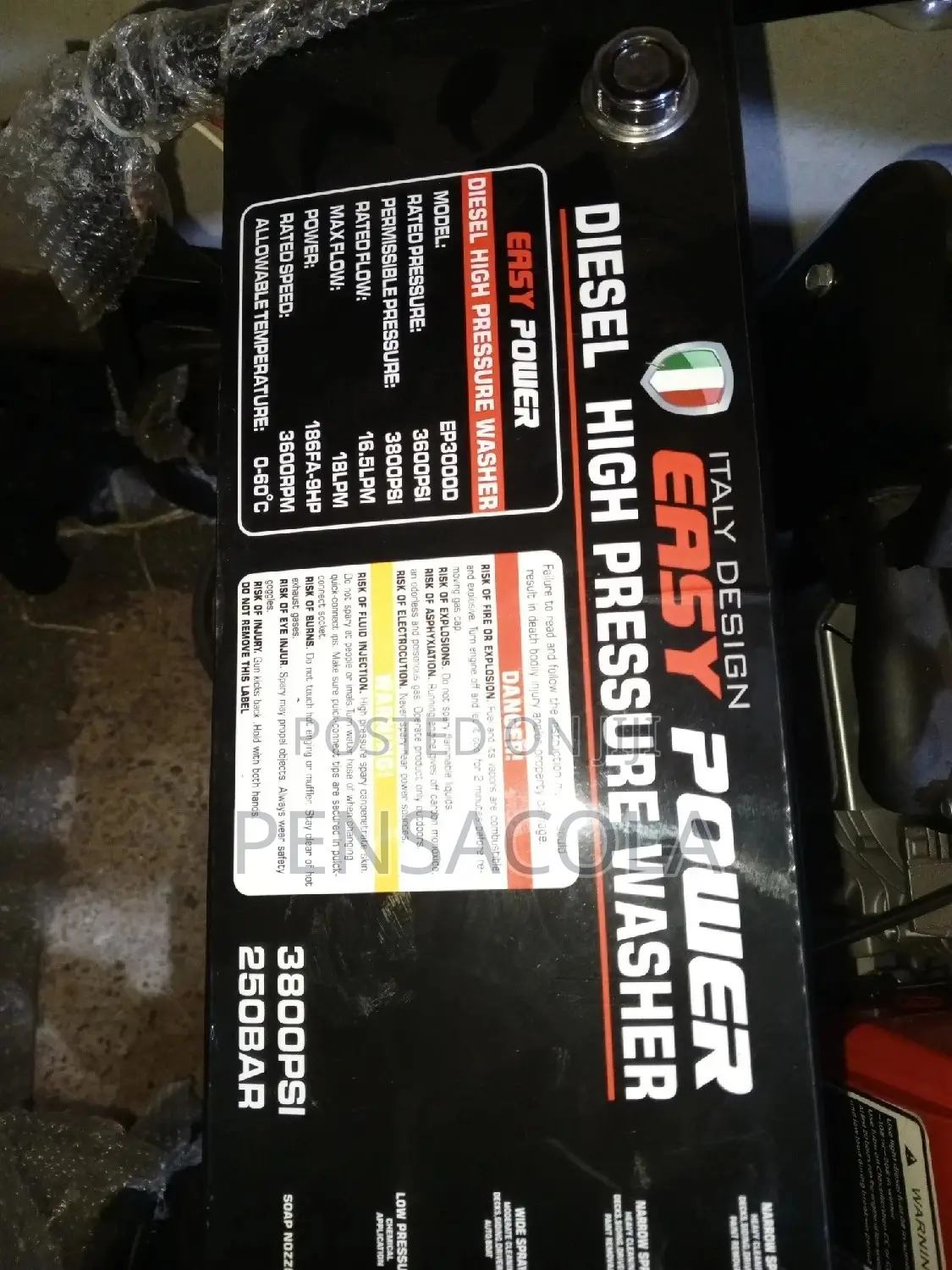 Very High Pressure Diesel Car Washer