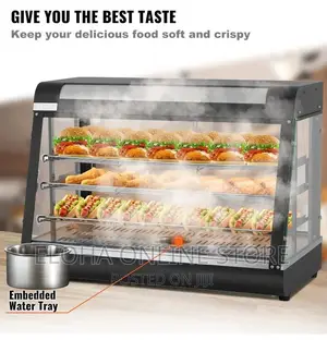 37 Kg Stainless Steel Electric Food Warmer Display