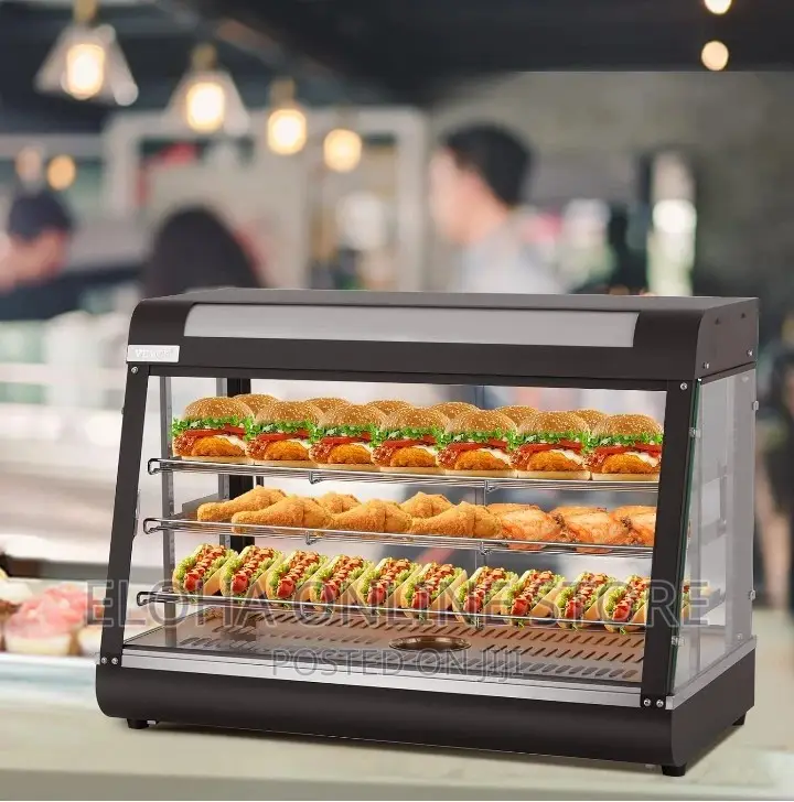 37 Kg Stainless Steel Electric Food Warmer Display
