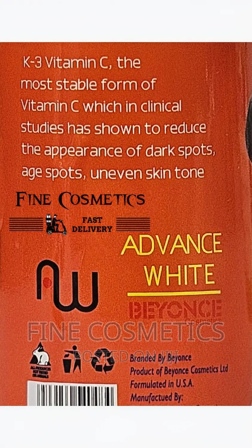 ADVANCED WHITE |Vitamin C Whitening Glow Serum Spots Remover