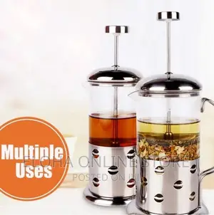Press Coffee Maker With Stainless Steel Glass