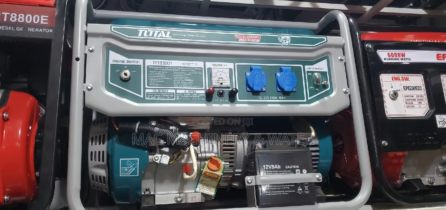 Generator 6kva 5.5kw Total Petrol