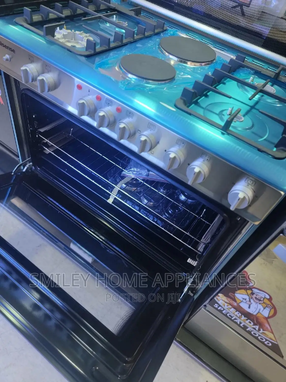 Hisense 90cm by 60cm Gas Cooker