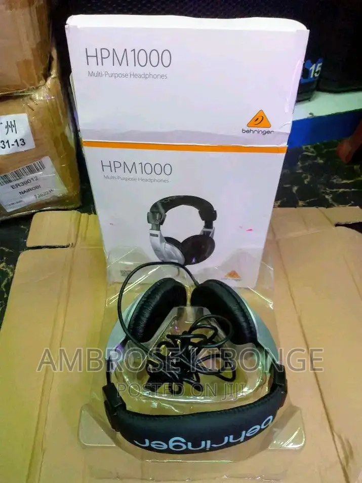 Original 4x BEHRINGER Gray HPM-1000 Multi Purpose Headphones