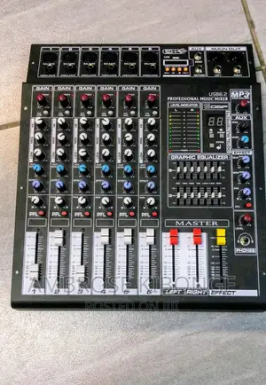 Original 6channel Mixing Console Effects Processor Amp-Mixer