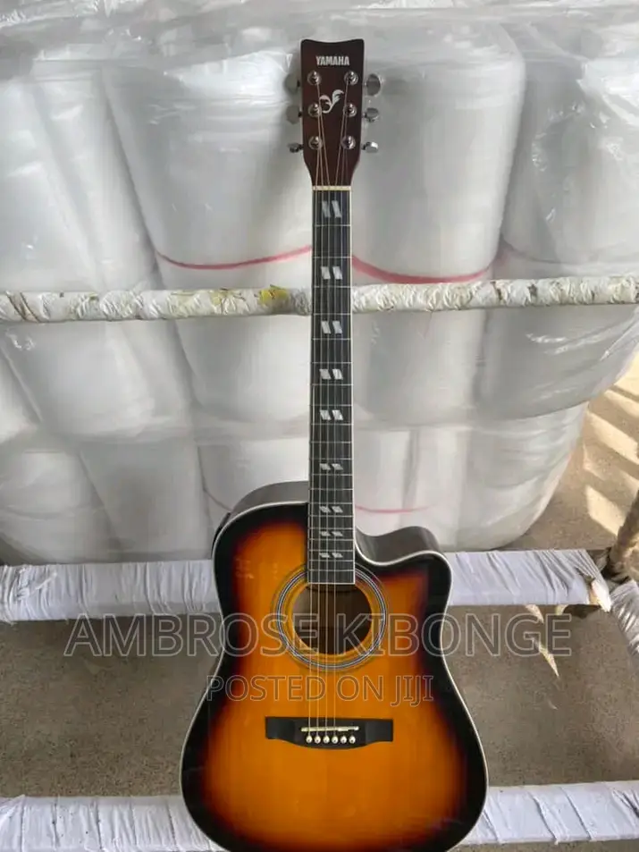 Grand Performance 41inch Powered Acoustic Guitar |Jack Cable