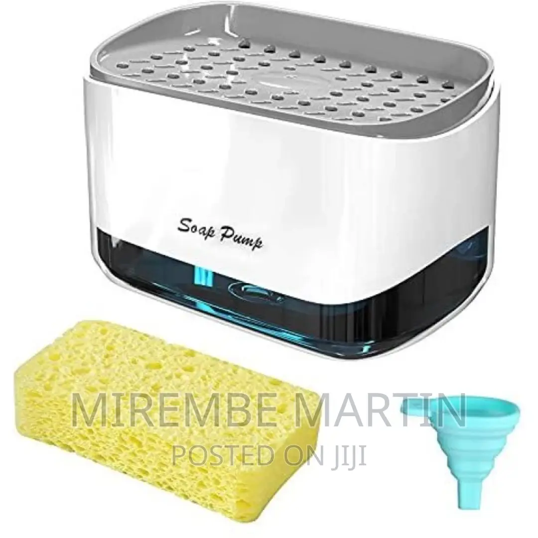 2-in-1 Countertop Dish Washing Liquid Soap Dispenser