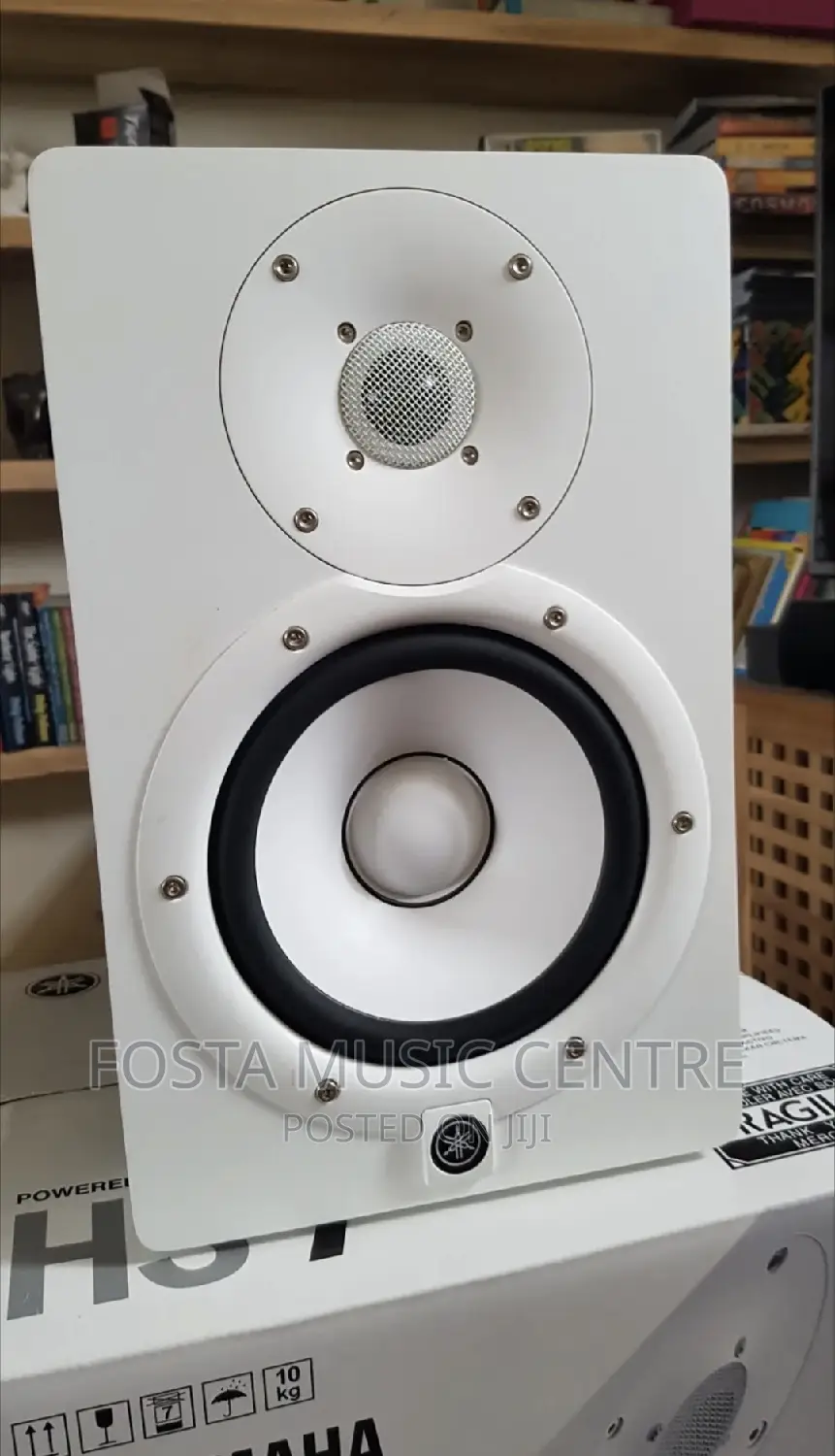 Yamaha Hs7 Studio Monitor Speakers (White) Music Production