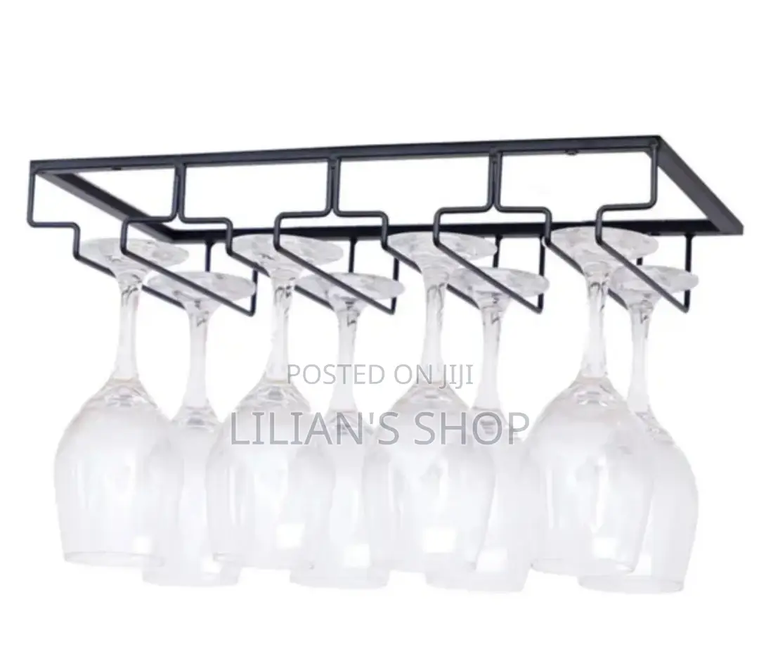 3 Bottle Wall Mounted Wine Bottle and Glass Rack