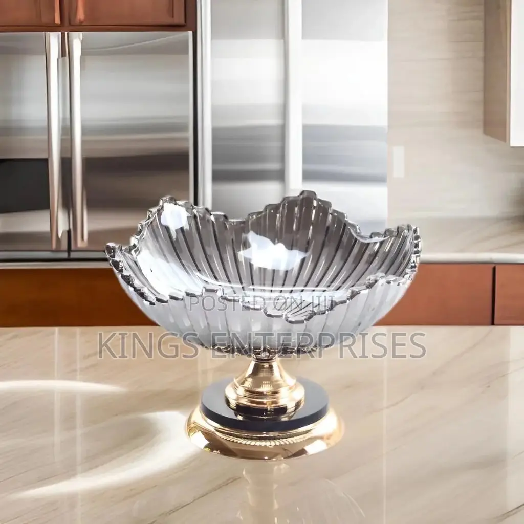 Crystal Glass Fruit Holder