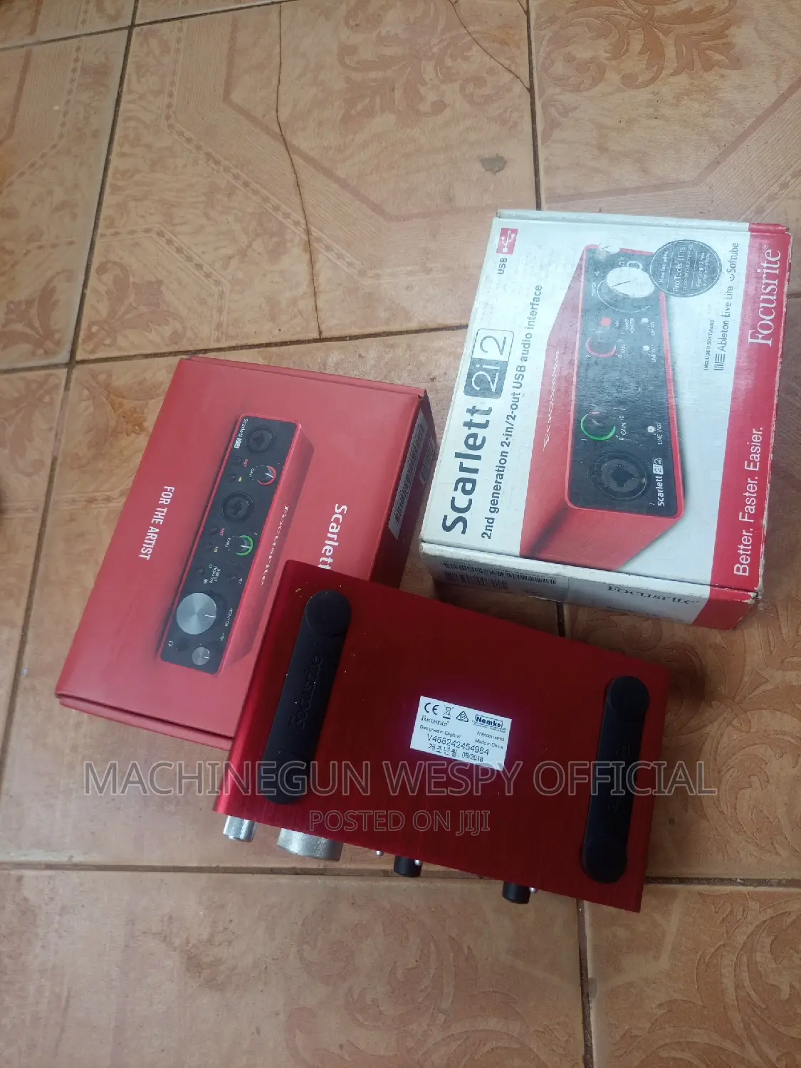 Focuslite Scarlet Studio Sound Cards