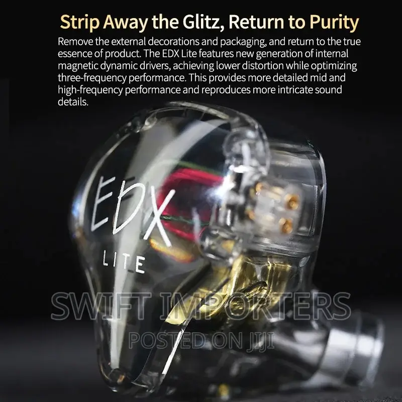 In Ear Monitors Kz Edx Lite Iem Earphone Stage Monitors Inears Studio