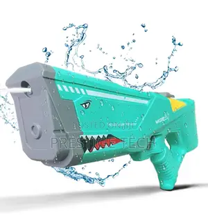 Kids Electric Water Gun (Shark Water Blaster Toy 32ft Spray)